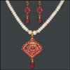 Single line pearl set - VJ-08 - Click here to View more details about this Product